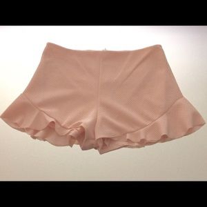 Blush Frilly Shorts
