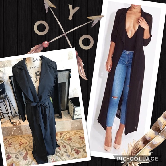 gypsi Tops - Chiffon trench