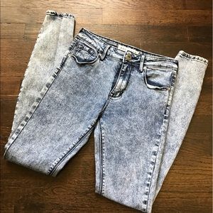 High rise jeans