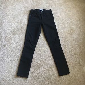 Paige black stretch denim sz 25