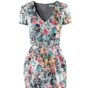 H&M Floral Watercolor Dress