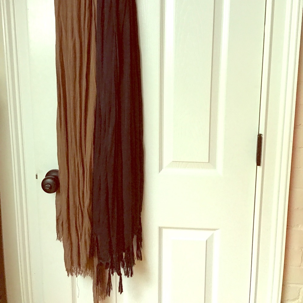 Two American Eagle Scarves (black and brown)