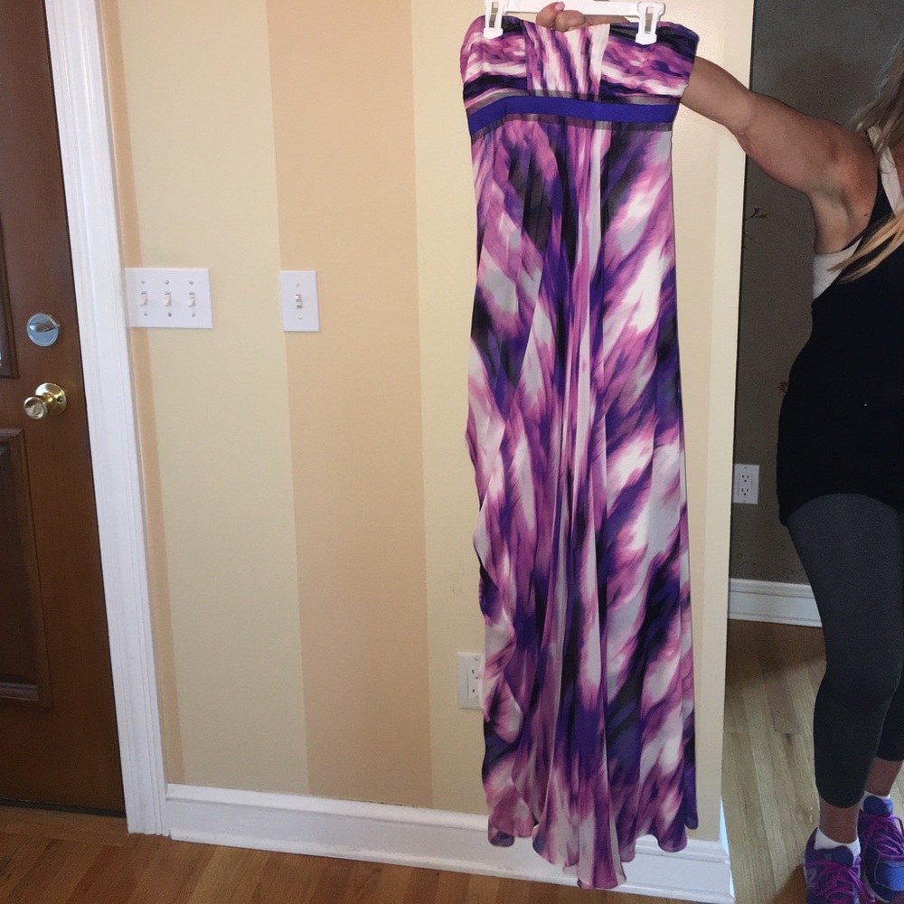 BCBG Strapless Gown