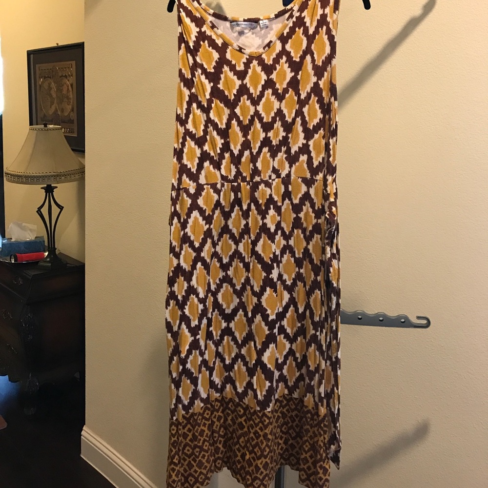 Isaac Mizrahi patterned dress