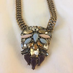J crew gem necklace