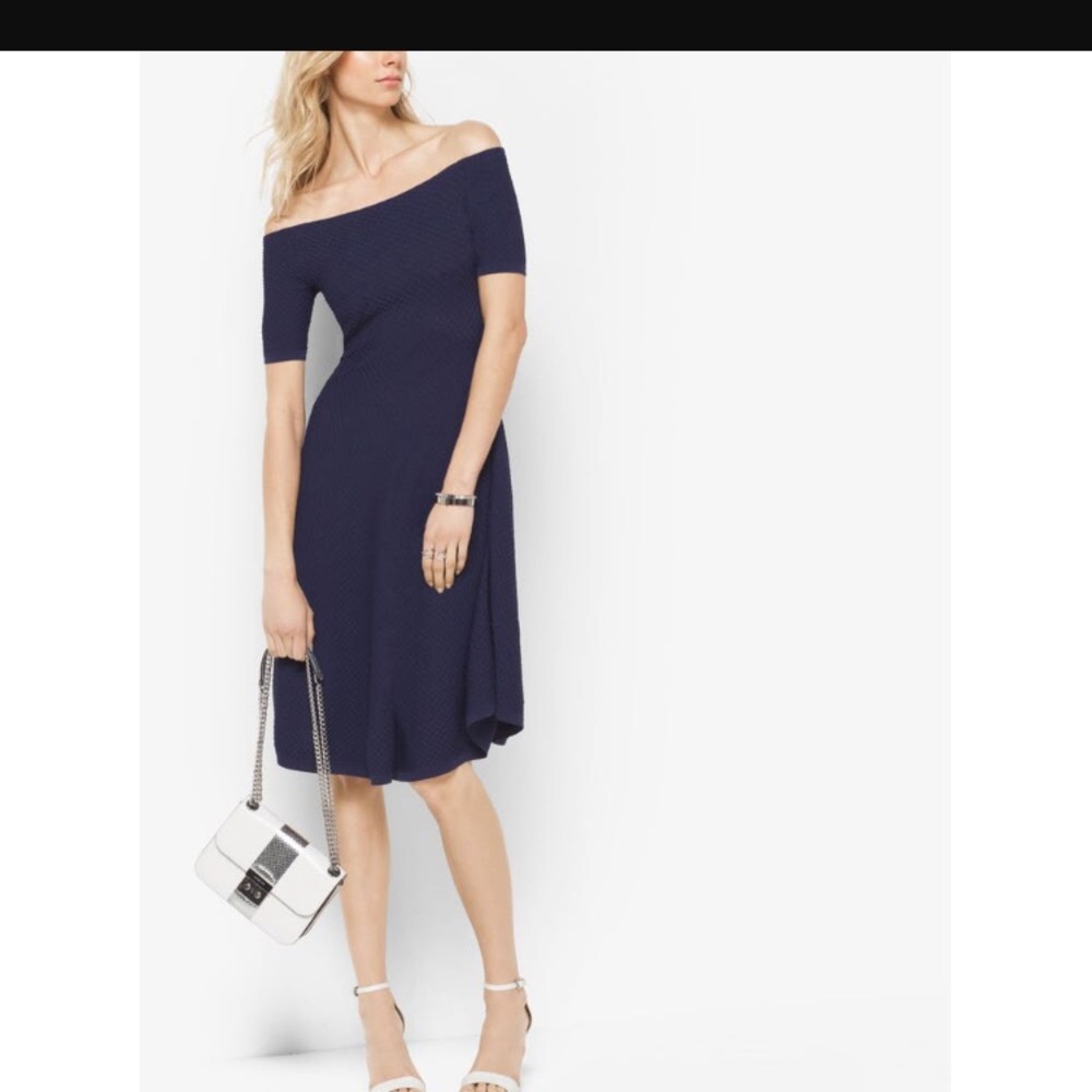 Michael kors stretch off the shoulder dress