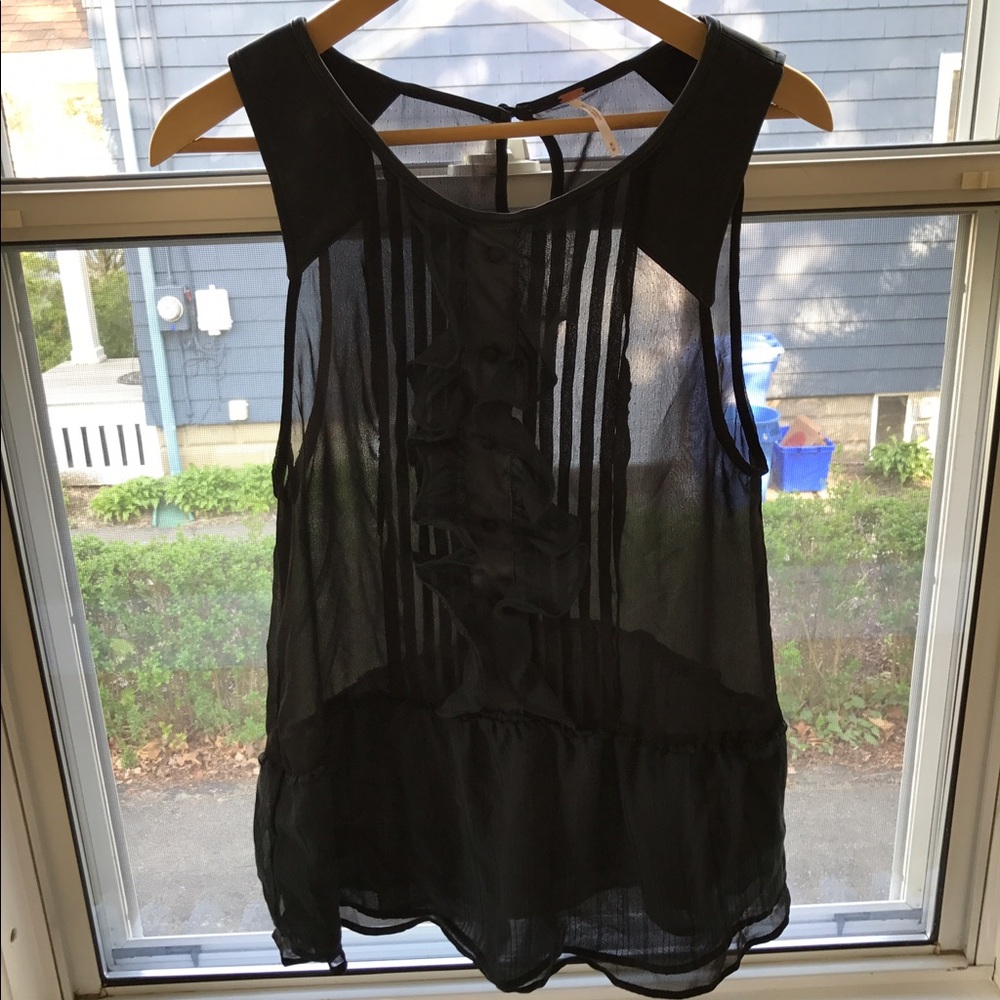 Free People ruffles top