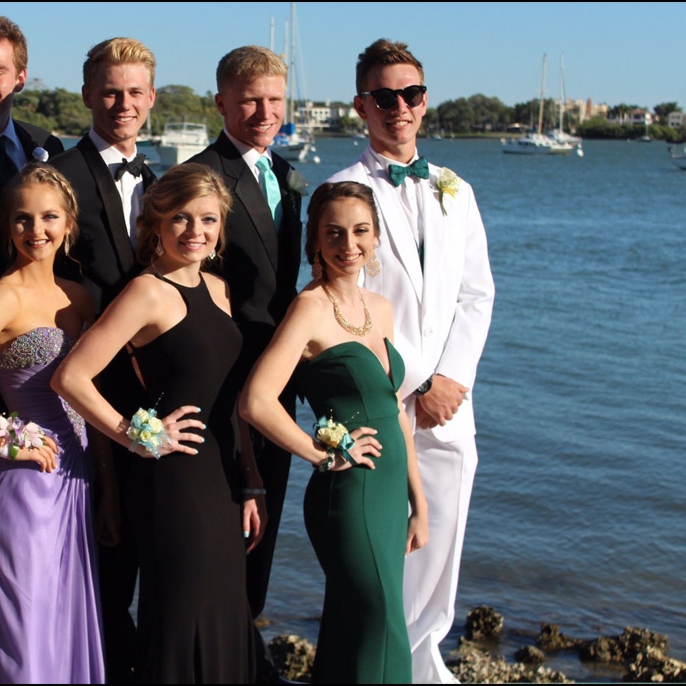 Green prom dress
