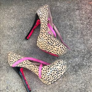 Betsey Johnson Leopard Heel