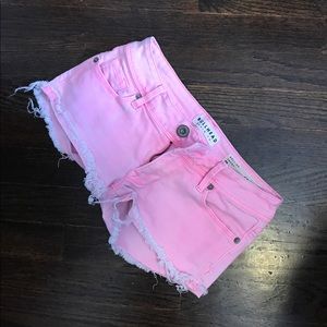 Pink shorts