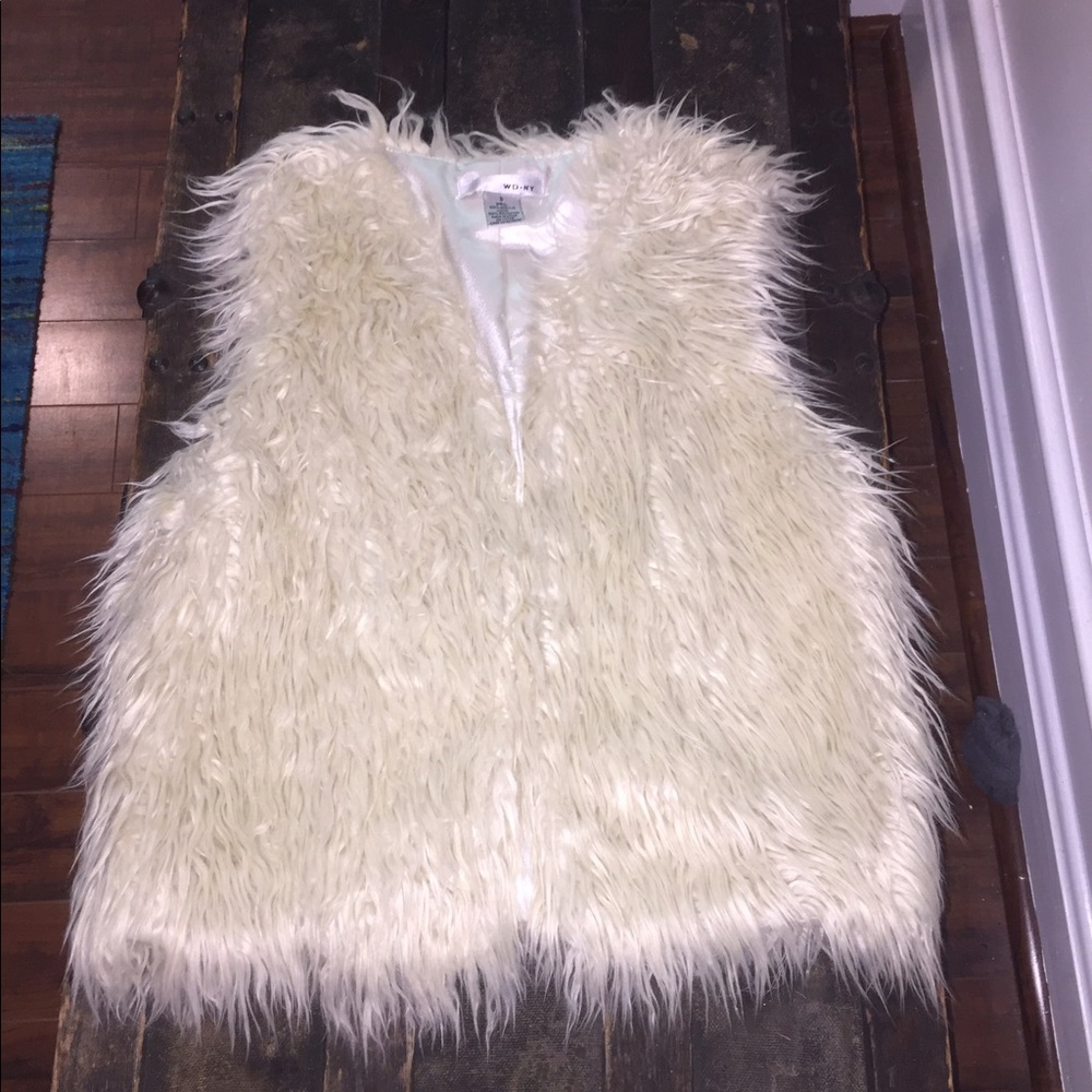 WD•NY Faux Fur Vest