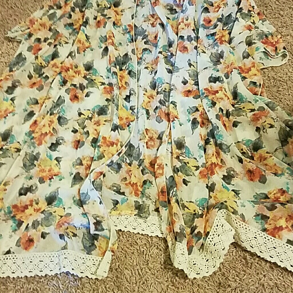 Floral kimono