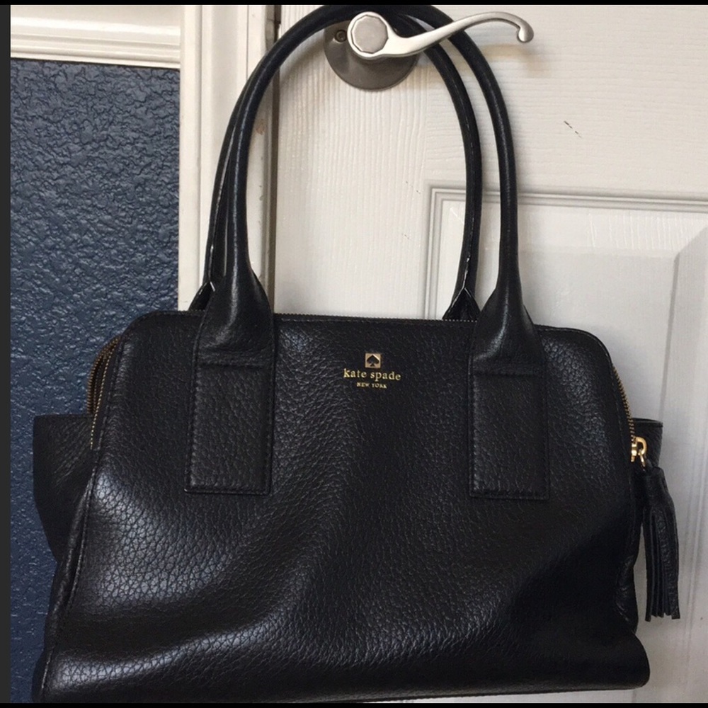 Kate Spade black shoulder bag.