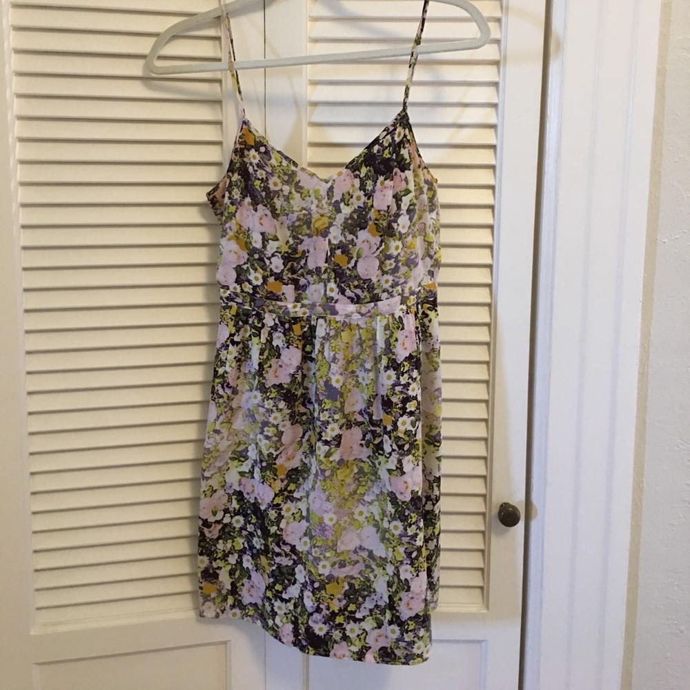 Madewell silk floral dress