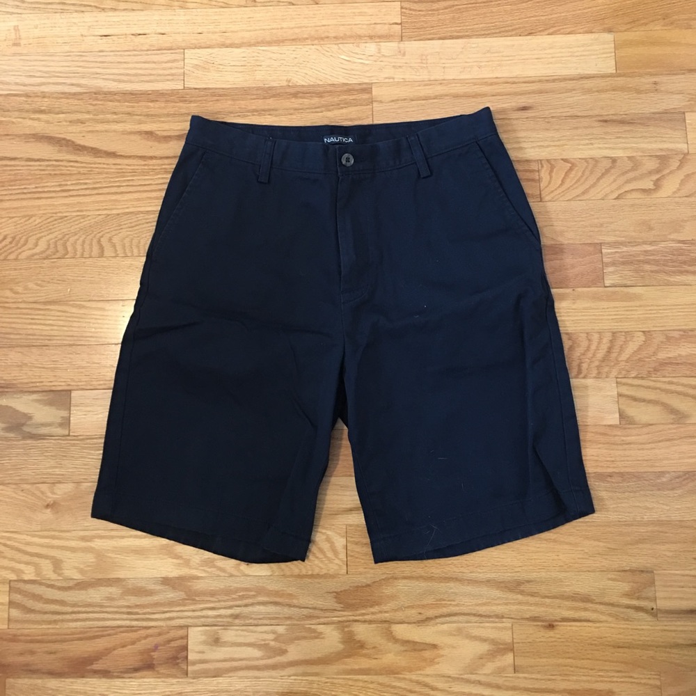 Nautica navy dress shorts