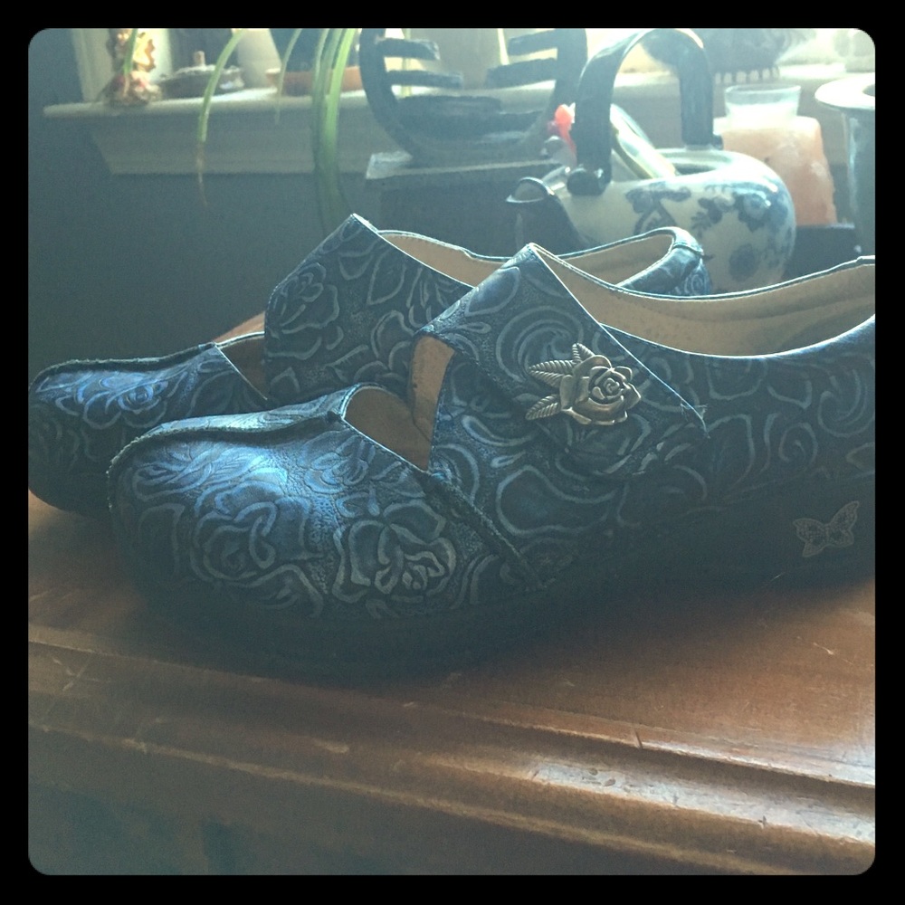 Alegria Blue Rose Shoes