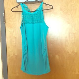 Women Sexy and casual turquoise top.