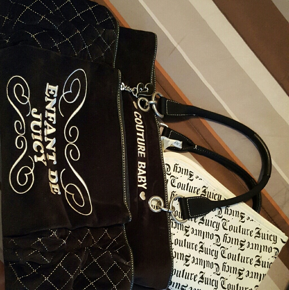 Juicy Couture Diaper bag With Changing Pad