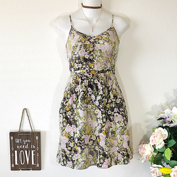 Madewell Dresses & Skirts - Madewell Silk Tea Party Dress Sun Garden Floral