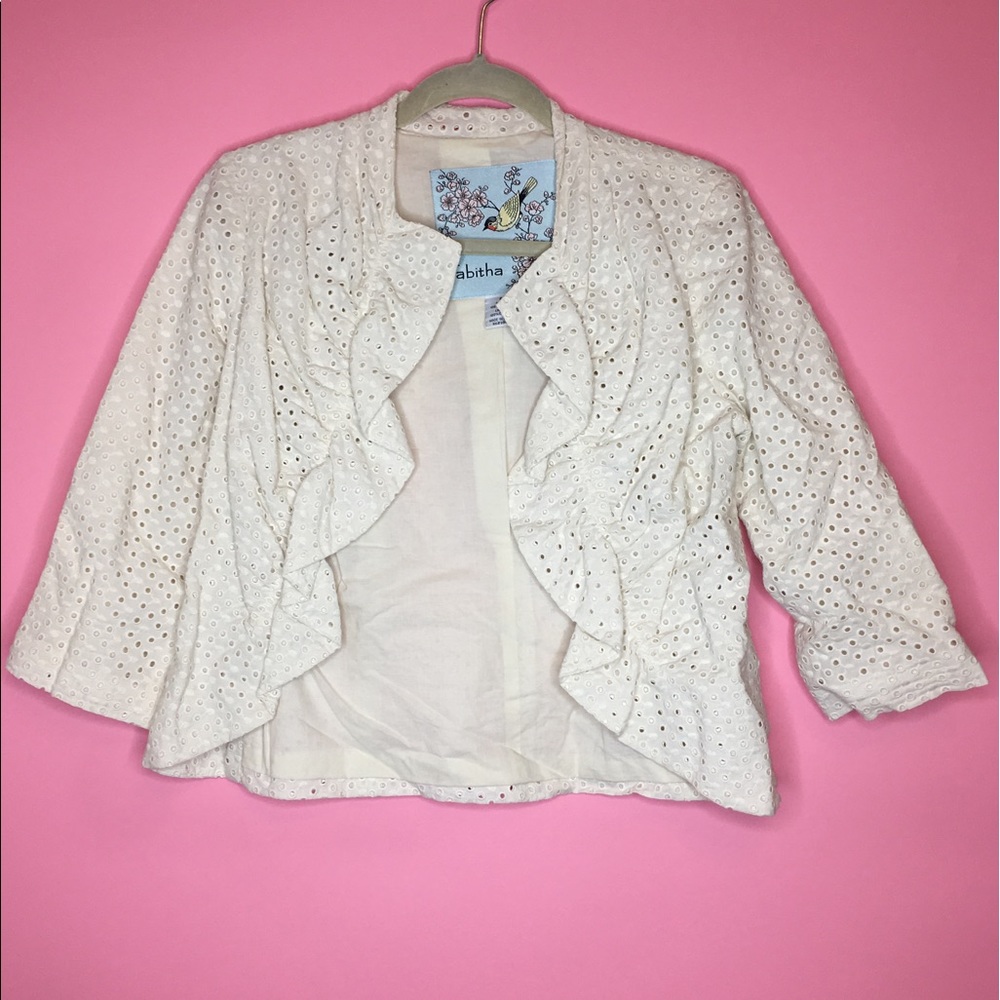 New Anthropologie Blazer with Ruffle details