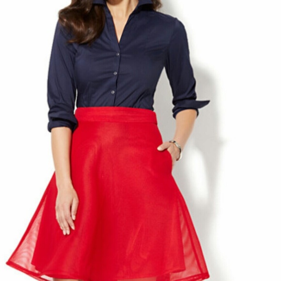 New York & Company Tops - 7th Avenue Madison Stretch Shirt