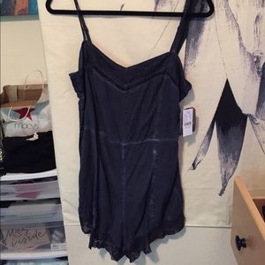 Blue romper from Pacsun