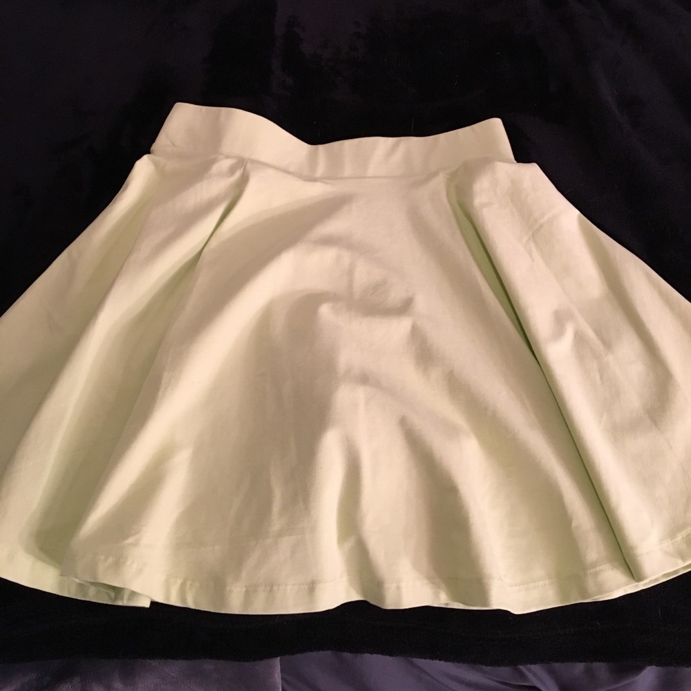 Light lime green skirt