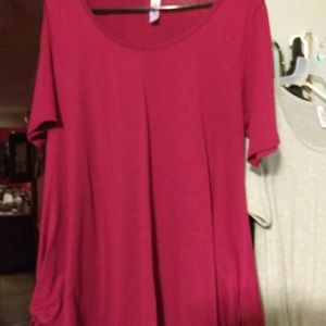 Lularoe perfect tee - magenta