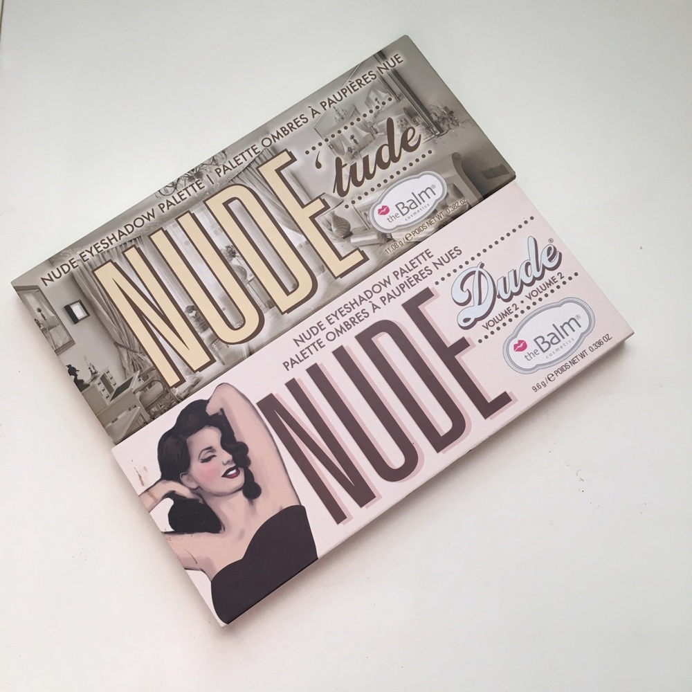 TheBalm NUDE'tude & NUDE Dude eyeshadow palettes