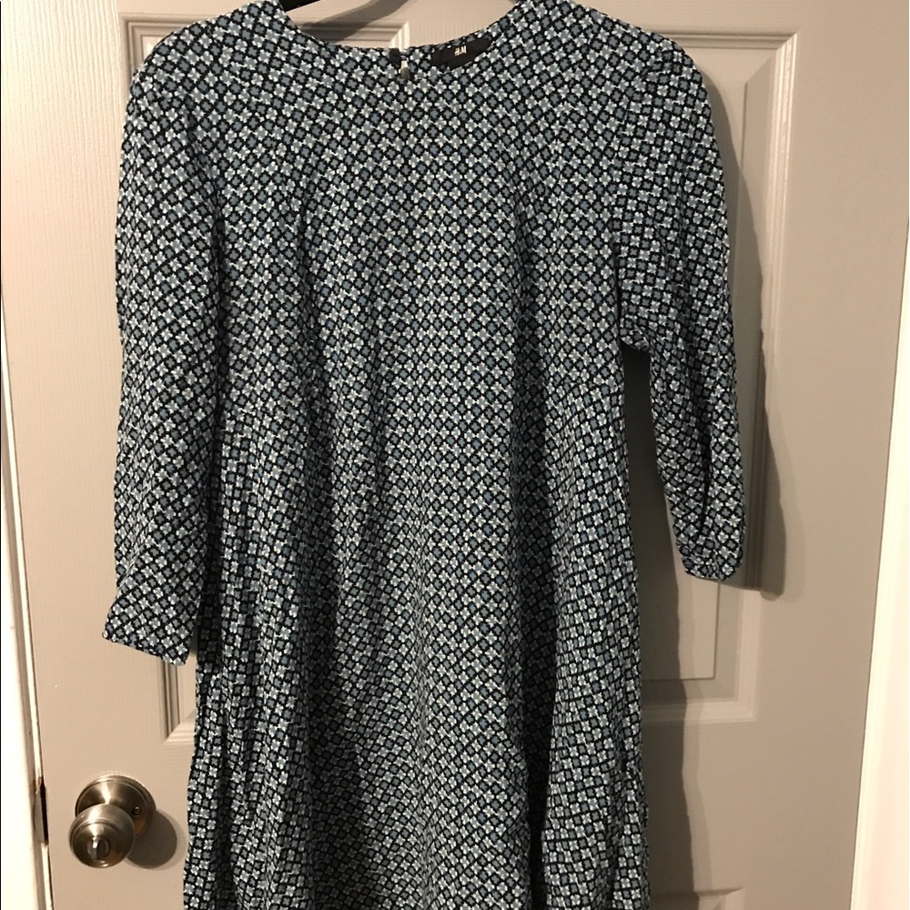 Patterned shift dress