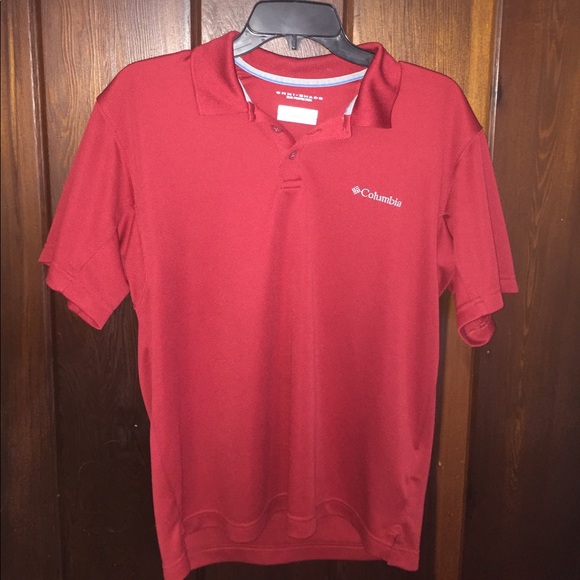 Red Columbia Shirt - Picture 1 of 1