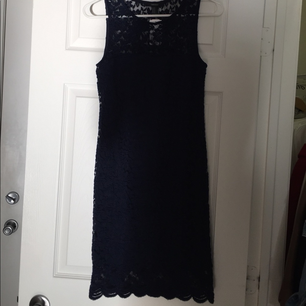 Forever 21 navy Lace bodycon dress