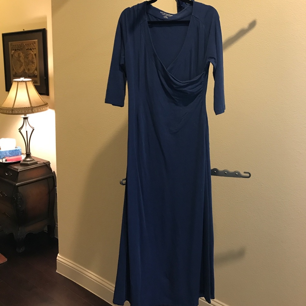 Blu Faux Wrap Dress