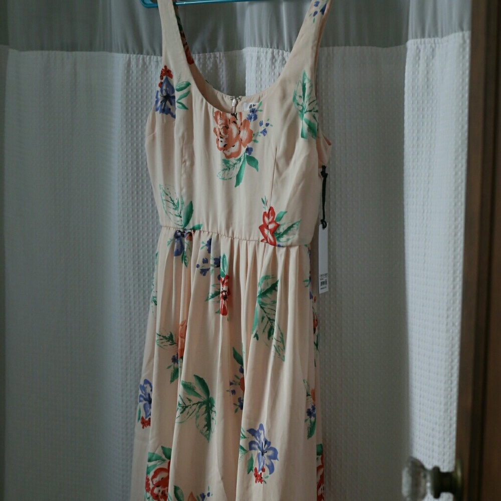 Spring floral dress