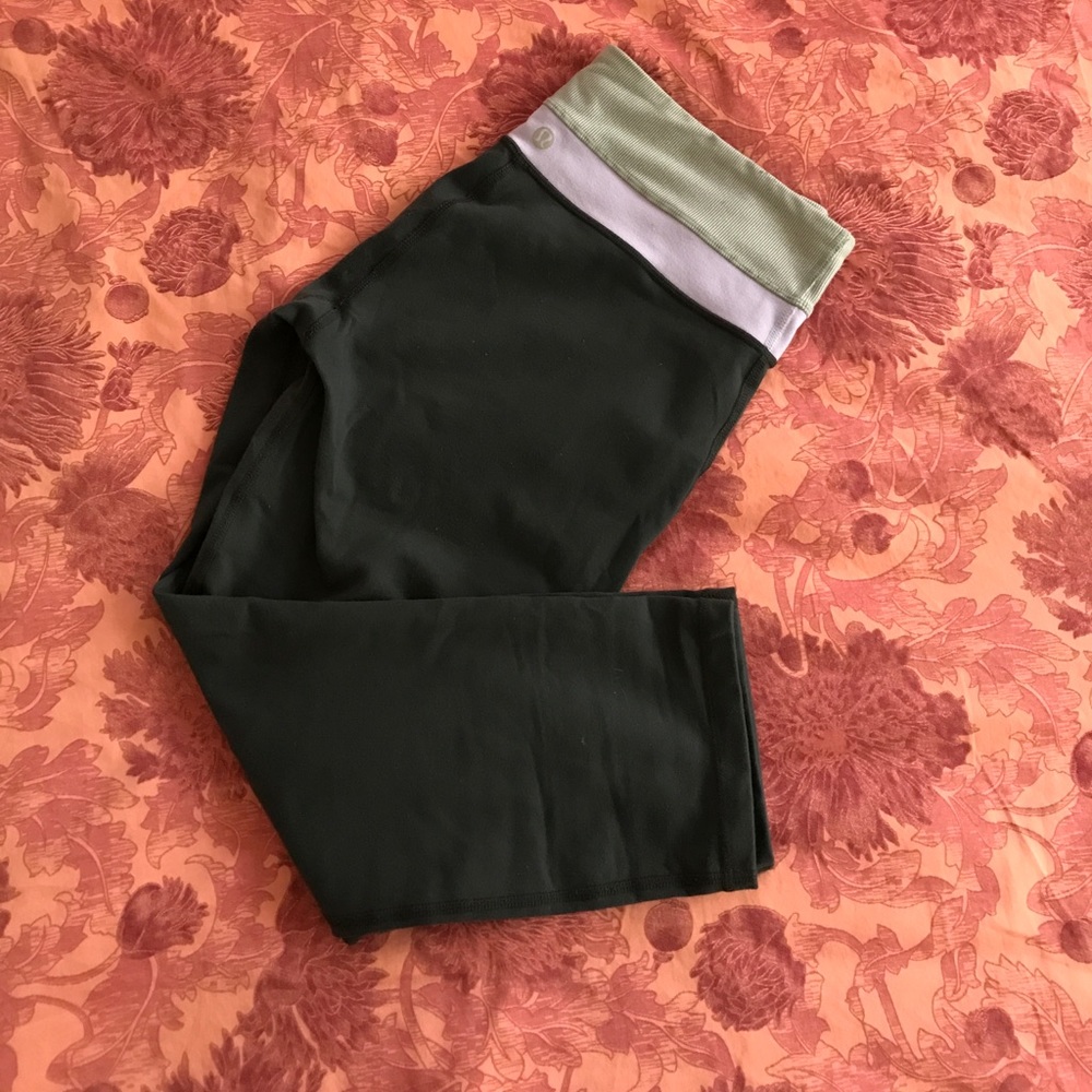 Lululemon crop pants grey 8