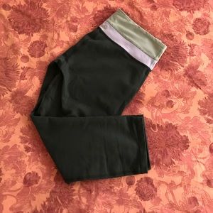 Lululemon crop pants grey 8