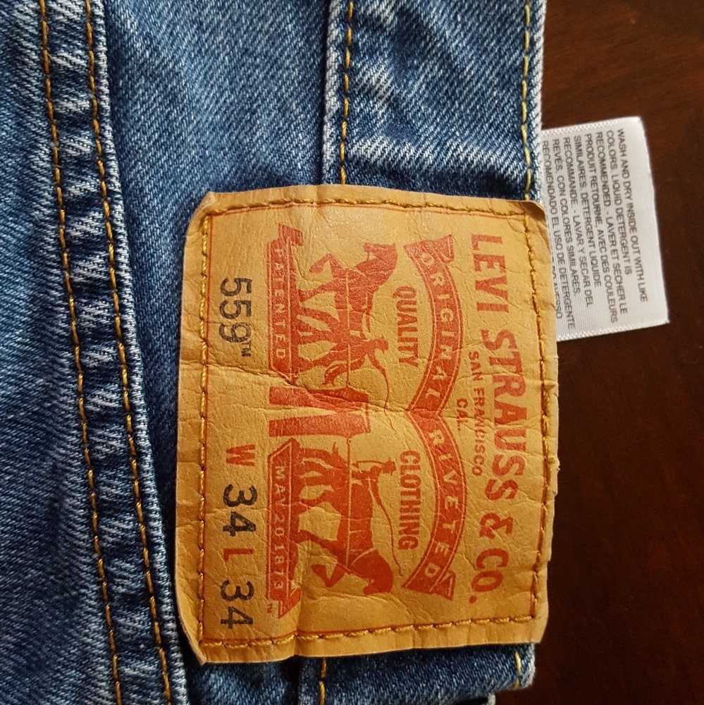 Men's Levi jeans 34x34