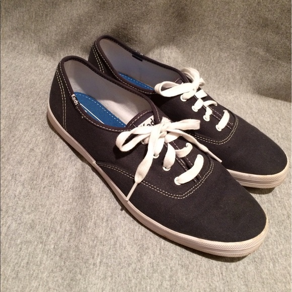 Navy Blue Keds - Picture 1 of 5