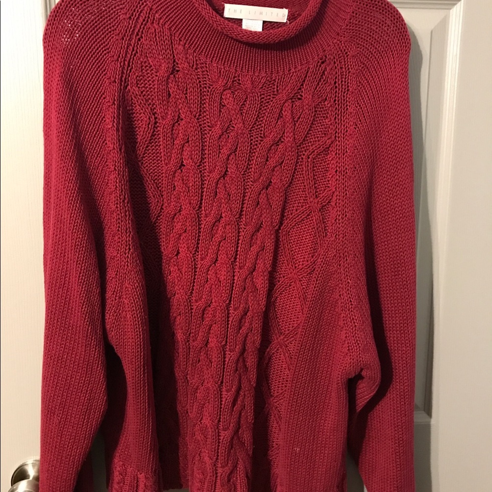 Cable knit sweater