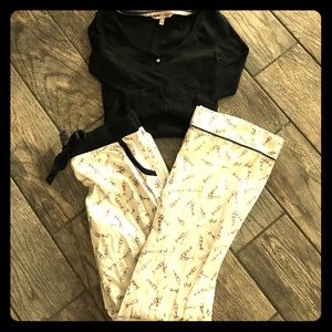 Victoria's Secret champagne pj set sz s