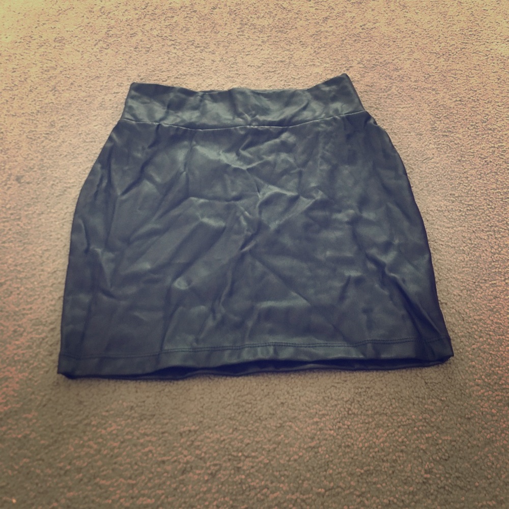 Pleather skirt