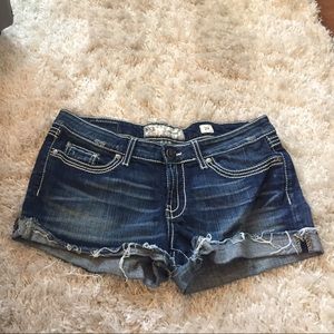 BKE denim shorts