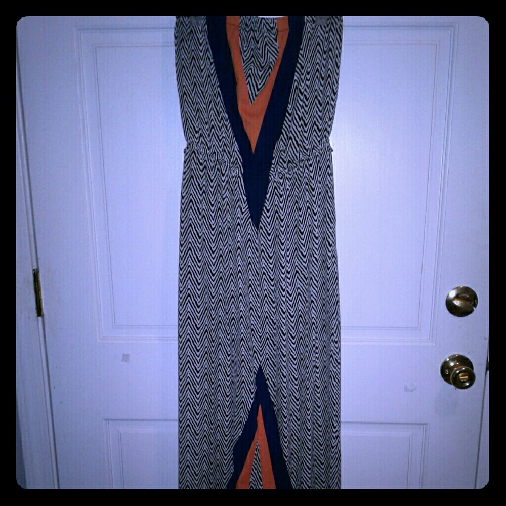 THML STRAPLESS MAXI DRESS