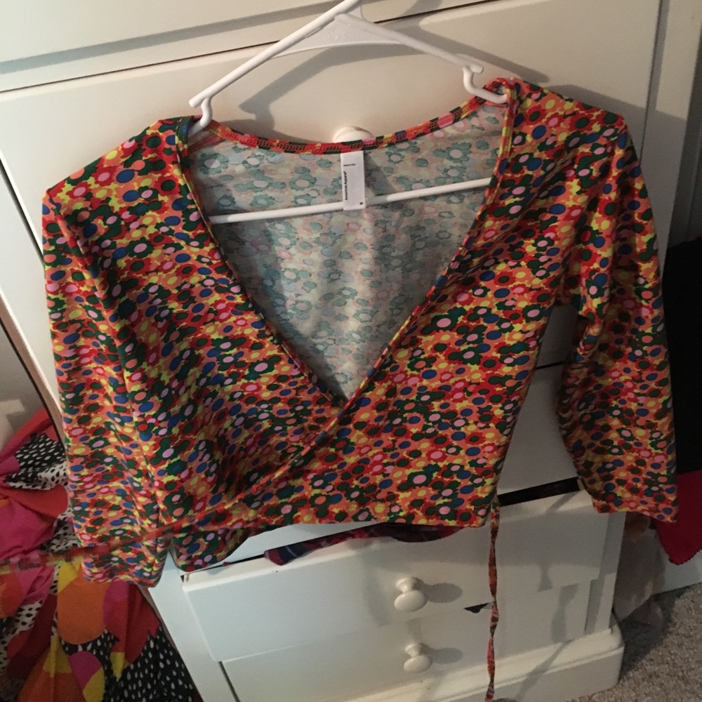 Cotton spandex Juliard top American Apparel bright