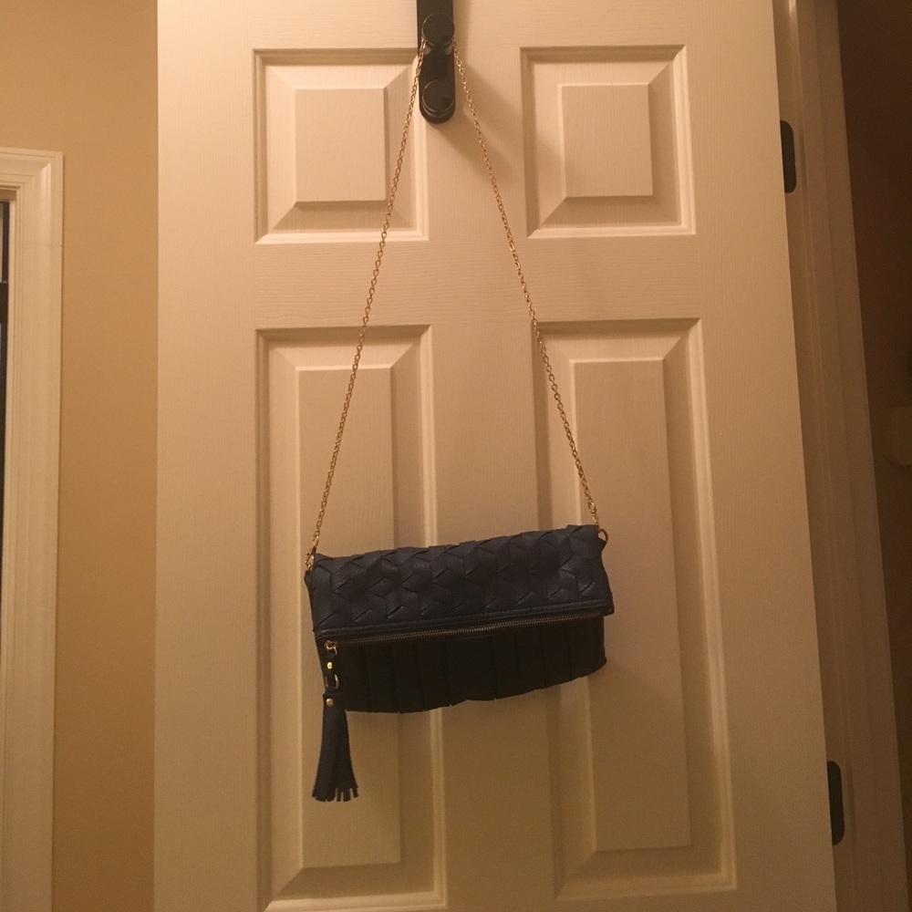 Large blue purse