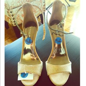 Coach High-heeled Ankle Strap Sandals