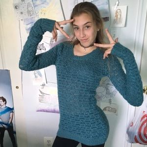 Teal Sweater
