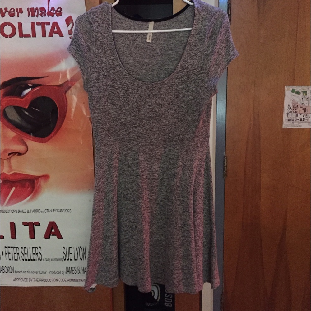 Grey T-Shirt dress