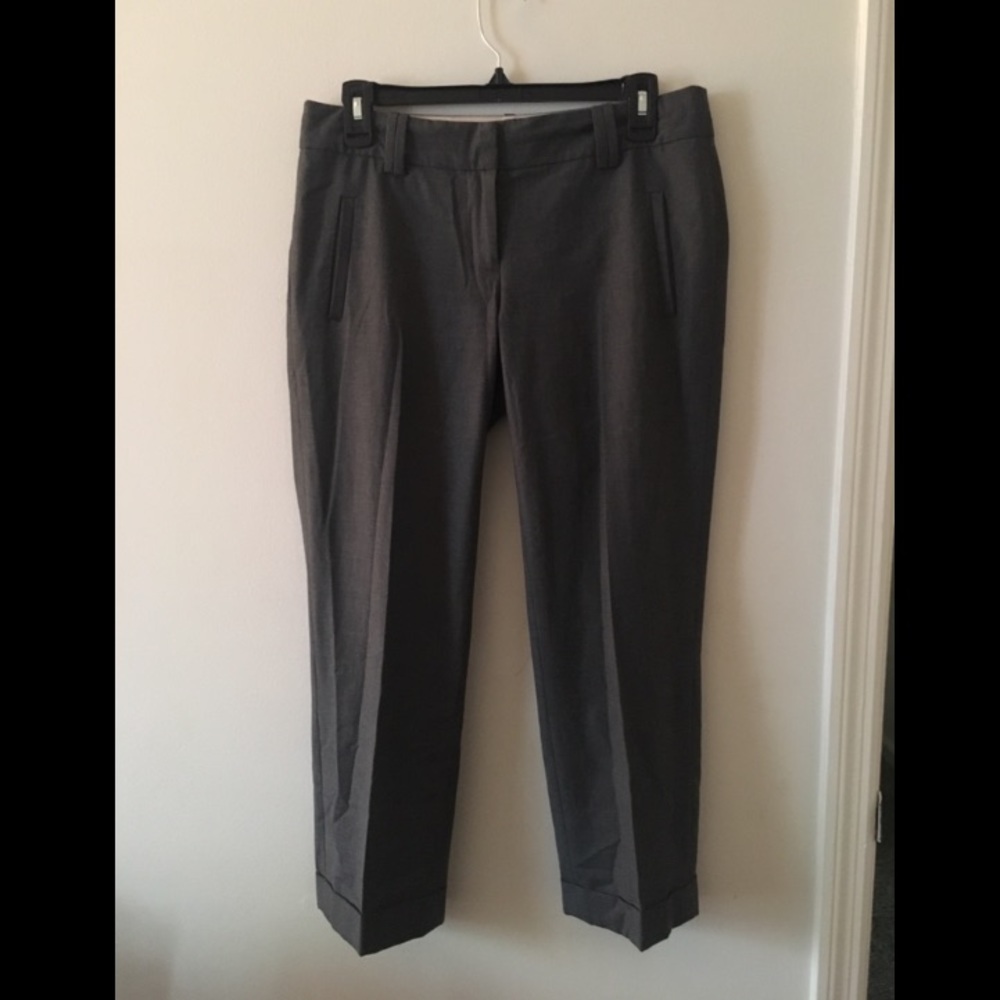 Loft trouser pants grey with front pleats