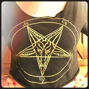 Blasphemy Custom Crop Top